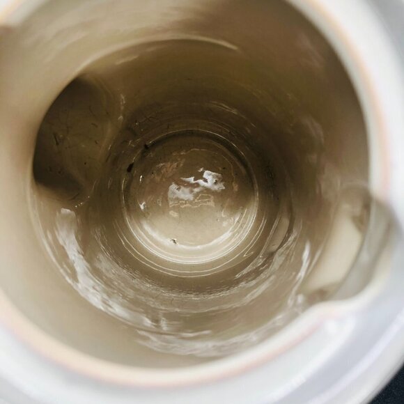 Beauceware Pottery Burnt Orange Coffee Pot Vintage Jean Cartier Artist Signed - Picture 5 of 12